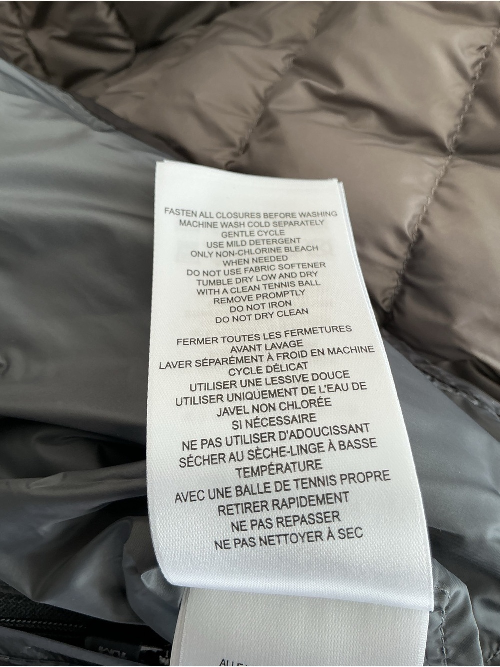 TUMI Tumipax Gray Packable Down Puffer Jacket - Picture 8 of 10